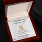 Mother's Day Necklace for Mom, Meaningful Gift for Mother from Daughter, Love Knot Necklace, Mom Jewelry Gift, To My Mom Necklace With Heartfelt Message