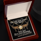 I Love You More Than Hunting - To My Trophy Wife - To My Wife Necklace With Message Card - To Wife Necklace - Gift for Wife - Mother's Day Gift - Soulmate Gift - Romantic Neckless gift for soulmate