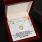 To My Daughter Meaningful Message Card Jewelry Box, Gift for Daughter's Birthday Graduation, Thoughtful for Her from Mom, Elegant Necklaces with Sentimental Message, Christmas Gift Ideas 2026