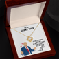 To My Beautiful Wife Necklace Boxed Jewellery - Card Gift for Wife from Husband Lover - Elegant Style Clavicle Necklace For Wife Girlfriend Valentine's Day - Birthday Gift for her