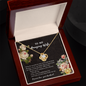 Couple Necklace Set - Friendship Necklaces - Customize Couple Necklace - To My Wife Necklace - To My Amazing Wife Necklace - Gift For Wife - You've Had My Heart - Love Knot - Best Gift for soulmate - Customize Couple Necklace