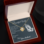 For My Beautiful Wife Love Your Husband, To My Wife Necklace With Message Card, wife gift from husband future husband,To My Soulmate Necklace For Women, Anniversary gift, Beautiful  Necless for women