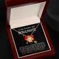 To My Smokin' Hot Soulmate Love Always Your Welder - To My Wife Necklace From Husband - Personalized Wife Necklace Gift - Gift for wife