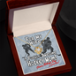 Puckin' Awesome Hockey Mom - Happy Mothers Day - I Love You! - to My Wife Necklace With Message Card - Wife Gift From Husband Future Husband - Mother's Day Nacklace Gift - Best Gift for Wife