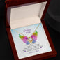 To My Beautiful Wife Necklace Boxed Jewellery -To my Gorgeous Wife PRIDE -  Love Your Husband - Card Gift for Wife from Husband Lover