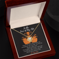 To The Love of My Life - Love-Knot - All My Love - To My Soulmate Necklace For Women - Necklace For Wife From Husband - Couple Necklace Set