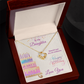 To My Daughter Necklace From Mom With Heartfelt Message & Elegant Box Gifts From Dad, Beautiful Jewelry Gift On Graduation Birthday 2026