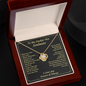 Gift For Your Soulmate - You Are My Inspiration - Love Knot - Valentines Day Gifts For Wife - Wife Birthday Gift - wife gift from husband future husband - Anniversary Gift For Wife - Golden colour Neckless for Beloved wife