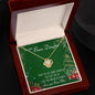 To My Bonus Mom Alluring Beauty Necklace Mother's Day Message Card Gift From Bonus Daughter
