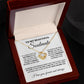 To My Beautiful Soulmate I Love You Forever And Always, My Eyes, Necklace, Gift for Wife, Girlfriend, Fiance, Annviersary Gift, Valentine's Day Present, From Husband Necklace Love Knot