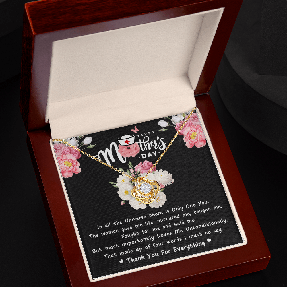 Mother's Day Gift Necklace for Her, Nurse Mom Jewelry, Gift from Son or Daughter, Doctor Luxury Necklace for Mother, Birthday Christmas Gifts With Heartfelt Message
