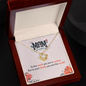 Mom To Your Family You're The World Pea Pod Necklace -  Mothers Necklace for Grandma, Birthday Gifts, Gift for Mom -  Mother's Day Gift - Best Gift for mom - Diamond Necklace for mother