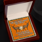 Hunting Lover Gifts - The one who didn't get away! I love you more than hunting! - Best Neckless for wifey - Romantic gift for wifey - Romantic message for soulmate - To Wife Necklace - Gift for Wife