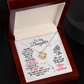 Gift to Daughter from Mom, Beautiful sparkly Pendant for Daughter Birthday Christmas Gift With Message Card