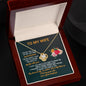To My Wife Necklace From Husband - Valentines Day Gifts For Wife- Wife Birthday Gift - To My Wife Necklace With Message Card - Husband Gift For Wife - My Future Wife - Anniversary Gift For Wife