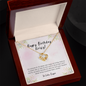 Happy Birthday Krissy - Ultra Geheimes Projekt - To My Soulmate Necklace For Women - Romantic message for Birthday Girl - Best Gift for her - Diamond Neckless for her - Wife Birthday Surprise