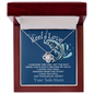 To My Beautiful Wife Necklace Boxed Jewellery - Handmade Jewellery for wife - To My Reel Love Necklace - Your Solemate - Fishing Fisherman Necklace