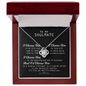 To My Soulmate - Alluring Necklace - To My Queen - To My Wife Necklace Anniversary Gift For Wife - To My Wife Necklace From Husband - Best Gift for Wife - Birthday Gift for soulmate