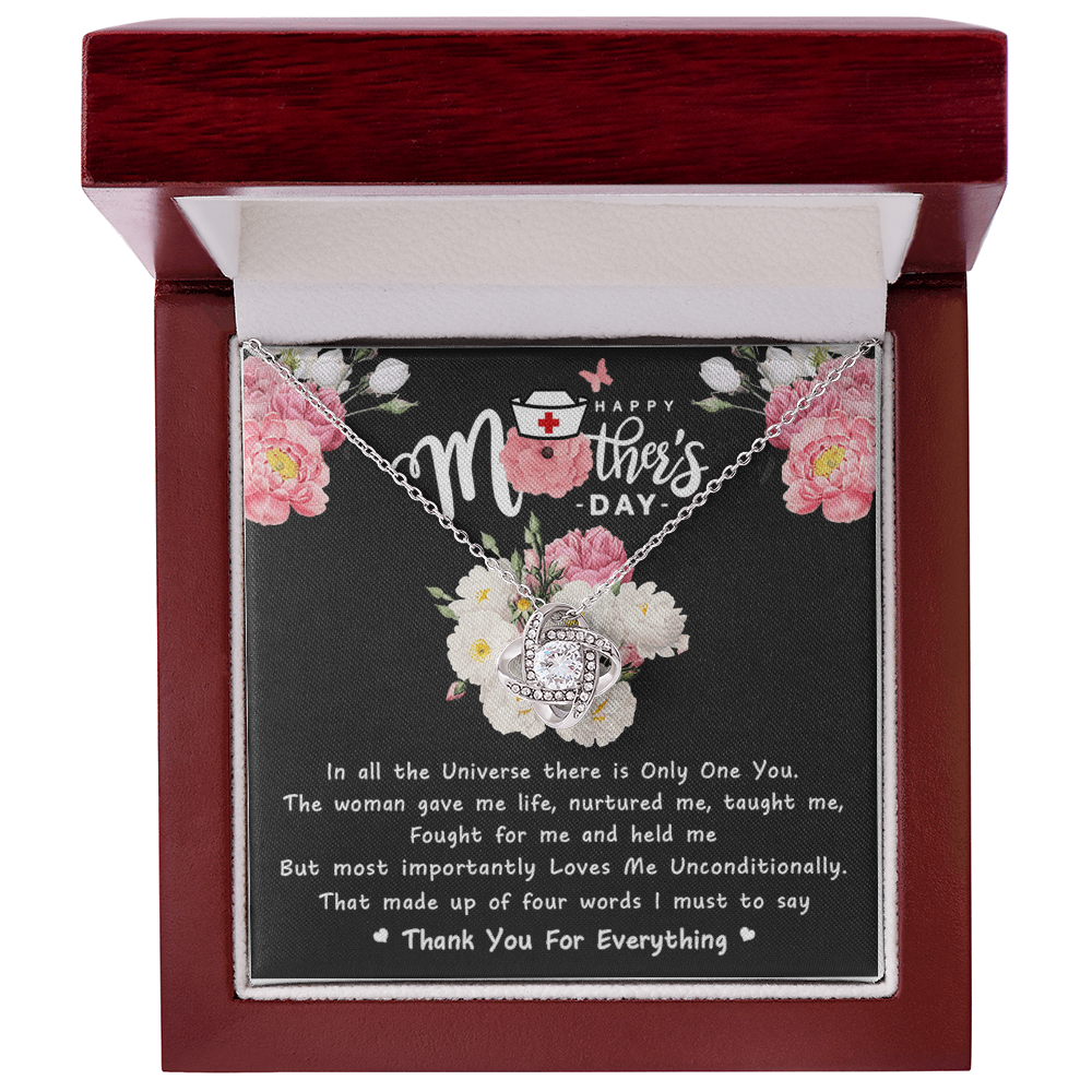 Mother's Day Gift Necklace for Her, Nurse Mom Jewelry, Gift from Son or Daughter, Doctor Luxury Necklace for Mother, Birthday Christmas Gifts With Heartfelt Message