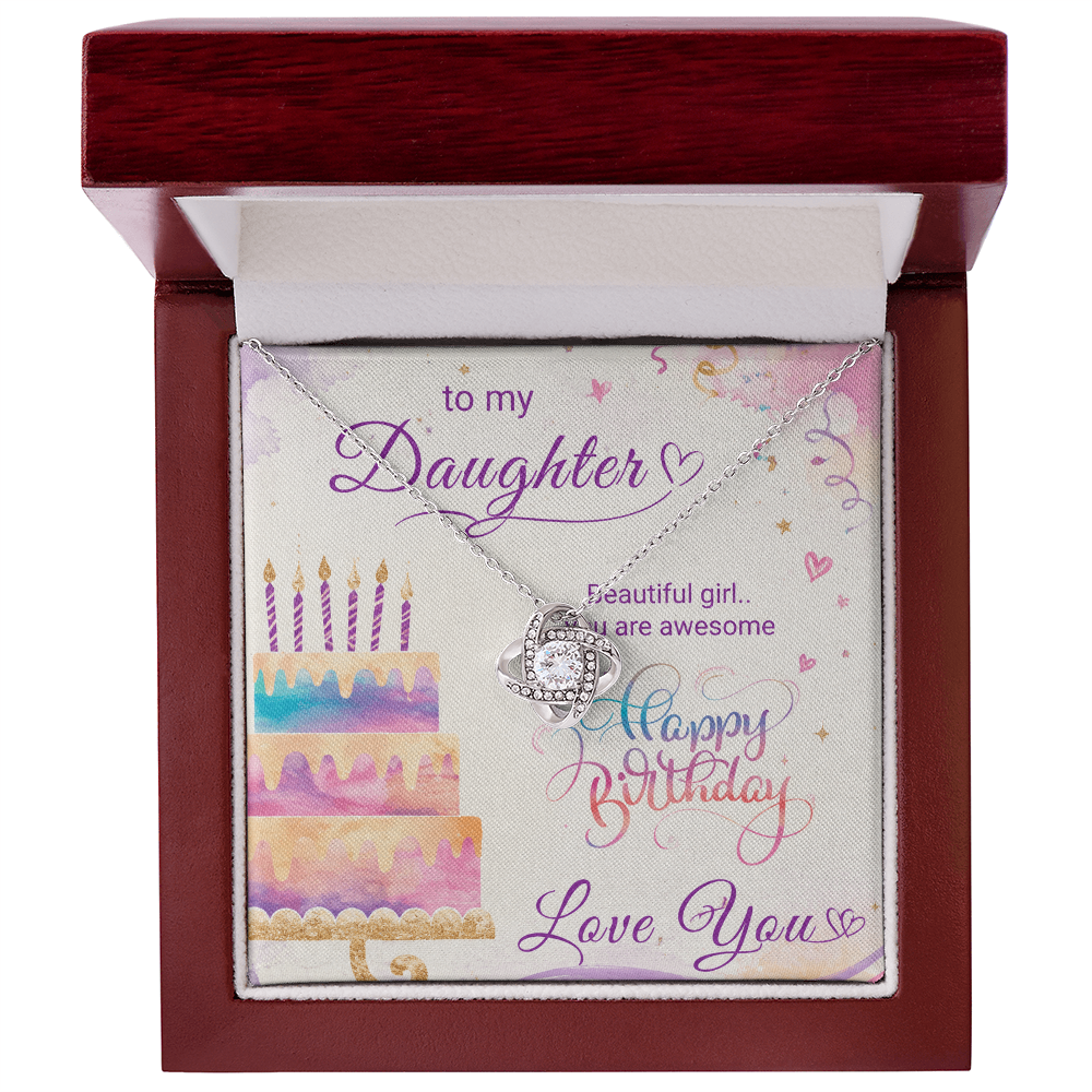 To My Daughter – Happy Birthday Gift for Daughter | Loving & Emotional Gift Design | Heartfelt Birthday Gift for Daughter – To My Beautiful Girl | Happy Birthday