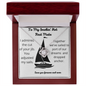 To My Smokin' Hot First Mate - Admired Your Jib Forever Love Necklace - To My Wife Necklace From Husband - To My Soulmate Necklace For Women - Diamond Necklace for soulmate