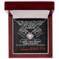 To My Smokin' Hot Wife - Happy Mothers Day - Gets my motor runnin' - To My Queen - To My Wife Necklace Anniversary Gift For Wife - To My Beautiful Wife Necklace Boxed Jewellery