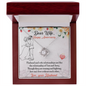 Dear Wife Happy Anniversary - Double Hearts - Love Your Husband,  Anniversary Gift For Wife from Husband, Wife Gift, Wife Necklace, wife gift from husband future husband,Anniversary Gift For Wife