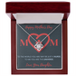 Mother's Day Gift Necklace for Her, Nurse Mom Jewelry, Gift from Daughter, Doctor Luxury Necklace for Mother, Birthday Christmas Gifts With Heartfelt Message Hospital