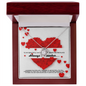Sweet Message From Husband - to My Beautiful Wife - Always Remember I Love You - Necklace for Wife - Best Way to Remember Her - Custom  Made Design for Her