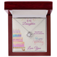 To My Daughter Necklace From Mom With Heartfelt Message & Elegant Box Gifts From Dad, Beautiful Jewelry Gift On Graduation Birthday 2026