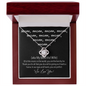 Couple Necklace Set - Friendship Necklaces - Customize Couple Necklace  - Mom Cute Memorable Mother's Day Gift - We Love You - wife gift from husband - Soulmate Gift - Girlfriend Gift - Birthday Gifts For Wife