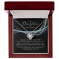 To My Daughter Necklace From Dad With Heartfelt Message & Elegant Box, Gifts For Daughter From Mom, Beautiful Jewelry Gift From Love Daddy Mommy On Graduation, Birthday 2026, Wedding, Valentine's Day