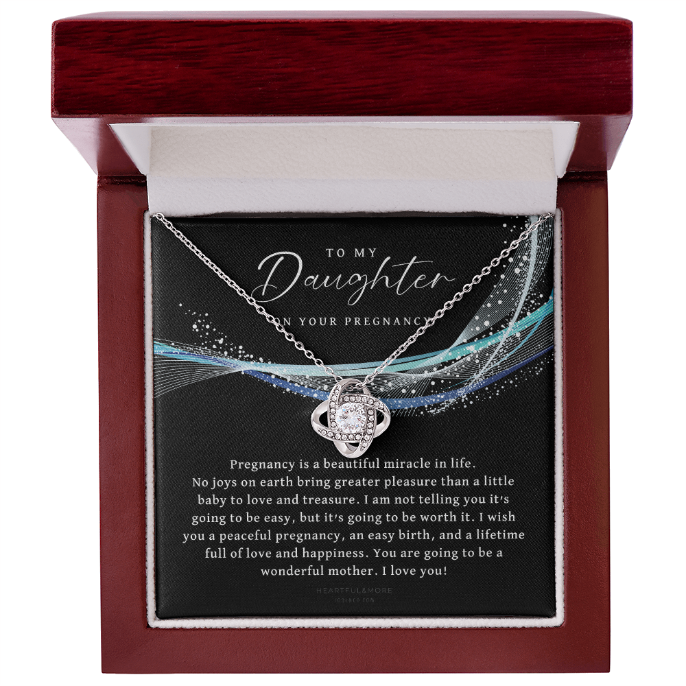 To My Daughter Necklace From Dad With Heartfelt Message & Elegant Box, Gifts For Daughter From Mom, Beautiful Jewelry Gift From Love Daddy Mommy On Graduation, Birthday 2026, Wedding, Valentine's Day