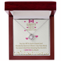 Happy First Mother's Day! I Love You So Much! - Fast Mother Neckless - To My Wife Necklace With Message Card - Diamond Neckless for her - Best Gift for First Mother - Soulmate Gift - Girlfriend Gift