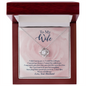 To My Wife Never forget how special you are to me. I Love You. Forever and Always  - Romantic message card for wife - To My Wife Necklace - Valentines Day Gifts For Wife