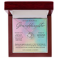 To My Beautiful Granddaughter, Love Grandma & Grandpa, Birthday Ideas, Pendant Jewelry Necklaces Gifts ideas for Daughter Teens Girls, Graduation Birthday Pendant Jewelry with Message Card and Gift Box