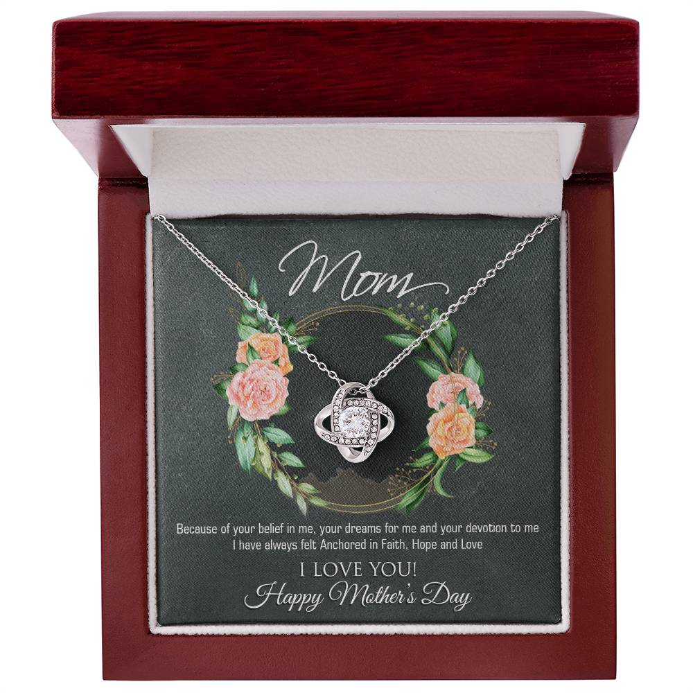 Mothers Day 2026 For Mom From Son Daughter Mom Necklace For Women New Mom Gifts Birthday Christmas Gifts With Heartfelt Message & Lighted Box, Mother Necklaces Jewelry Birthday Gifts for Mom, Jewelry for Mom