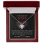 To My Smokin' Hot Wife - Gift For Wife - You Are Engine To My Life - Love Knot - To My Beautiful Wife Necklace Boxed Jewellery - Personalised Card Gift for Wife from Husband Lover - Mechanic Husband