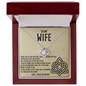To My Wife Necklace - Valentines Day Gifts for Wife - Wife Birthday Gift - Wife Gift From Husband -  Gift for Women - Personalized Wife Necklace Gift - Anniversary Gift for Wife From Husband