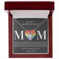 Happy Mother's Day Necklace – Best Gift for Mom, Elegant Jewelry for Mother, Keepsake Gift Idea for Mommy, Jewelry for Mom, Birthday Christmas Gifts With Heartfelt Message, To My Rainbow Mother