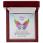 To My Beautiful Wife Necklace Boxed Jewellery -To my Gorgeous Wife PRIDE -  Love Your Husband - Card Gift for Wife from Husband Lover