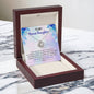 Best Gift For Bonus Daughter - Message Card With Necklace - Jewelry Gift - Christmas Gifts For Daughter From Mom - Inspirational Jewelry Gift For Daughter - Birthday Gift For Daughter - Gift From Mom