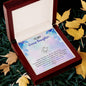 Best Gift For Bonus Daughter - Message Card With Necklace - Jewelry Gift - Christmas Gifts For Daughter From Mom - Inspirational Jewelry Gift For Daughter - Birthday Gift For Daughter - Gift From Mom