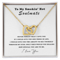To My Smokin' Hot Soulmate - I love you Necklace - Love Necklace for Wife - Gift for Hot Wife - Necklace for Beloved one - Beat Gift for Wife - To My Queen