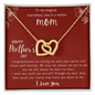 Happy Mothers Day Gifts - I Love You - To My Magical Marvellous One in a Million Mom Perfect Gift For Mother - Love Knot Necklace - To My Wife Necklace