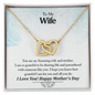 To My Wife, Your An Amazing Wife And Mother Never-Ending Love Necklace - To My Wife Necklace Anniversary Gift For Wife - To My Queen - Birthday Gift For Wife - Gift For Wife - Necklace For Wife