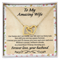 Gift For My Wife - Romantic Wife Gift - Wife Birthday Surprise - To My Wife Necklace From Husband - To My Amazing Wife Necklace - Gift For Wife - Still Choose You - Love Knot