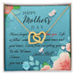 To My Mom Necklace, Happy Mother's Day Gift, Daughter Gift for Mom, Emotional Message Card Jewelry, Unique Moms Birthday Gift Ideas