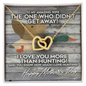 To My Amazing Wife - I love you more than duck hunting - Couple Necklace Set - Friendship Necklaces - Customize Couple Necklace - Love Necklace for soulmate - Diamond Necklace for wife