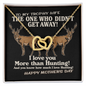 To Wife Necklace - Gift for Wife - Mother's Day Gift - I Love You More Than Hunting - To My Trophy Wife - Best Neckless for wifey - Gift for soulmate - Hunting Romance for wifey - So much Love for wifey - Neckless for her